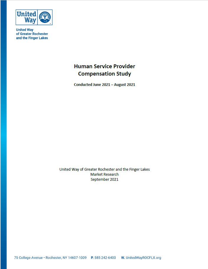 Human Service Provider Compensation Study